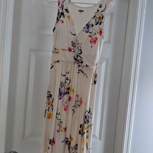 Maternity Waist-Defined Cross-Front Jersey Dress